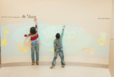 Interactive wall- Lusiadas hospital