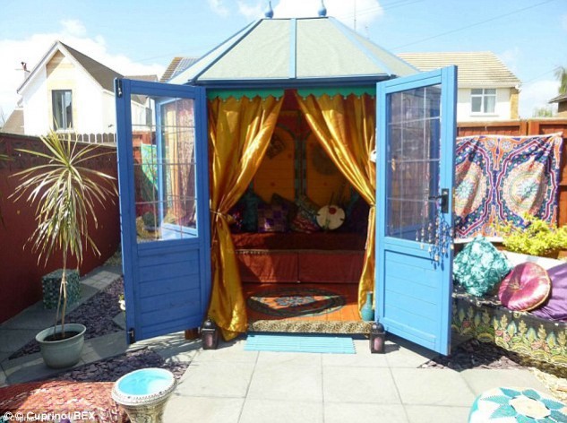 Image: Cuprinol/REX A MOROCCAAN THEMED, ARABIAN SHE SHEDS IDEA. GARDEN DESIGN THE NATIONAL DESIGN ACADEMY Image: Cuprinol/REX A MOROCCAAN THEMED, ARABIAN SHE SHEDS IDEA. GARDEN DESIGN THE NATIONAL DESIGN ACADEMY