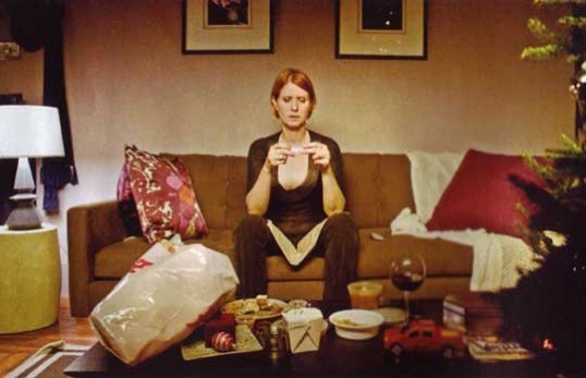 Miranda Hobbs sitting in her new apartment in the sex and the city movie. Set design interior design inspiration. Miranda Hobbs sitting in her new apartment in the sex and the city movie. Set design interior design inspiration.