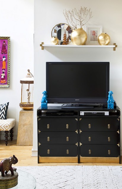 Antique Inspired Upcycling: TV Cabinet ikea rast interior design ideas dorothy draper drawers diy via: www.designmanifest.com/inspiration/another-rast-hack/