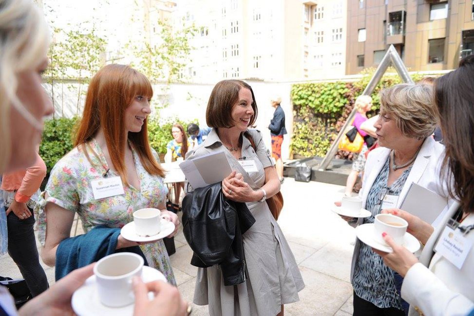 New BIID President Elect 2016 Susie Rumbold seen chatting about the institute's future plans with fellow interior design professionals at this year's AGM event. New BIID President Elect 2016 Susie Rumbold seen chatting about the institute's future plans with fellow interior design professionals at this year's AGM event.