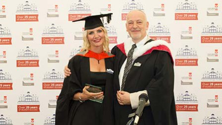 The National Design Academy Interior Design Class of 2015 Graduation Day. Our Director of Studies Anthony Rayworth with our student of the year Cheryl Brierley Duff. The National Design Academy Interior Design Class of 2015 Graduation Day. Our Director of Studies Anthony Rayworth with our student of the year Cheryl Brierley-Duff, BA (Hons) Interior Design for Outdoor Living.