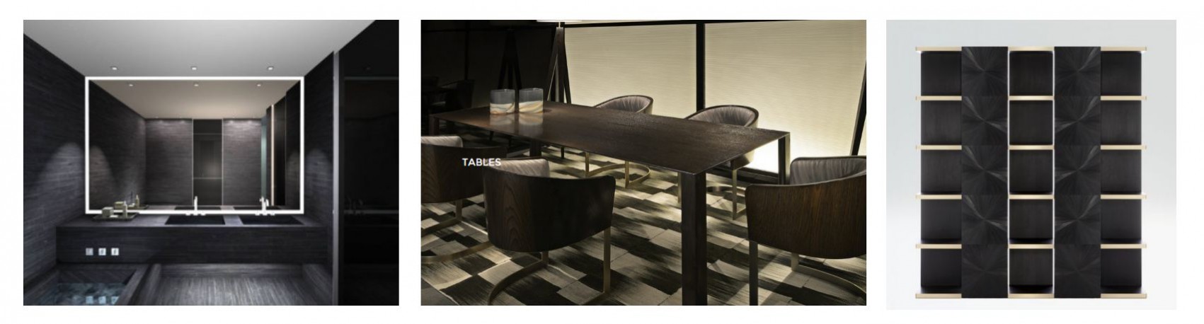 Cross-disciplinary Design example, Giorgio Armani, Images (left-right): Bathroom in the Federation Tower, Moscow; Armani Casa Interior Design Team ‘Great Tall’ Table Armani Casa ‘Freud’ Storage cabinet Armani Casa Accessed: 14/08/15 https://thenorway.wordpress.com Cross-disciplinary Design example, Giorgio Armani, Images (left-right): Bathroom in the Federation Tower, Moscow; Armani Casa Interior Design Team ‘Great Tall’ Table Armani Casa ‘Freud’ Storage cabinet Armani Casa Accessed: 14/08/15 https://thenorway.wordpress.com