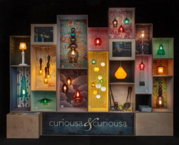 Curiousa & Curiousa Bespoke hand blown glass Lighting at Decorex International 2015. Stand J36 Curiousa & Curiousa Bespoke hand blown glass Lighting at Decorex International 2015. Stand J36