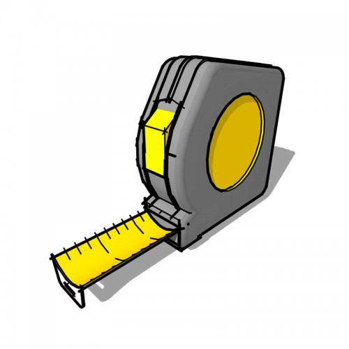 Guest Blogger Anita Brown's Top 5 Tips: How to Create a Realistic Interior Render. Example 1. SketchUp Tape Measure. Guest Blogger Anita Brown's Top 5 Tips: How to Create a Realistic Interior Render. Example 1. SketchUp Tape Measure.