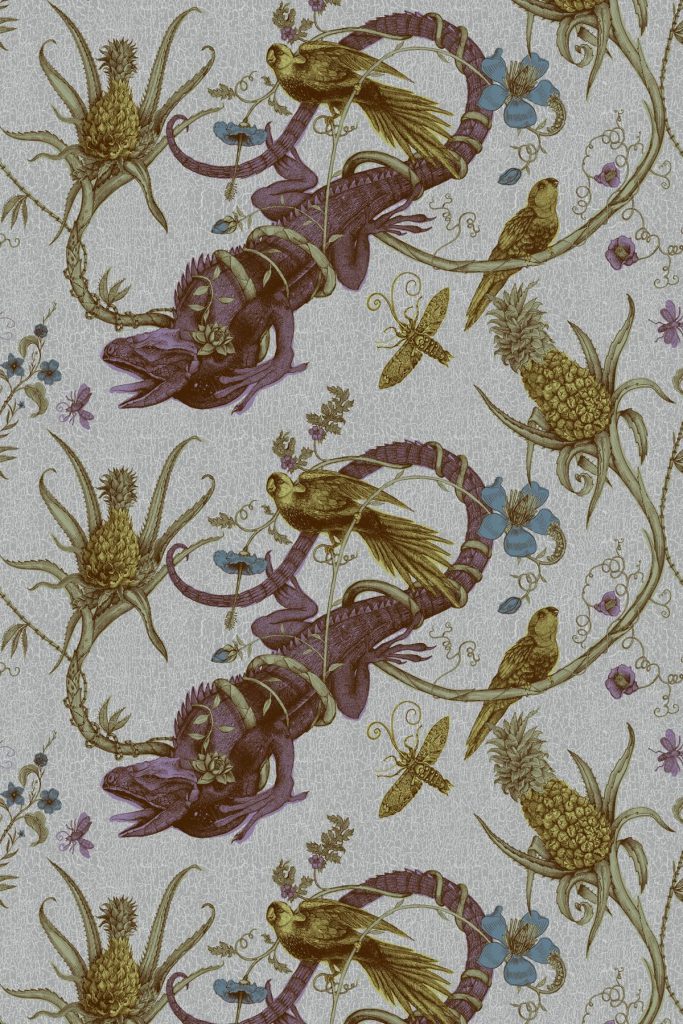 For National Wallpaper Week, National Design Academy Senior Tutor Vicky chose Iguana solid wallpaper by Timorous Beasties in grey as one of her favourite wallpaper designs. For National Wallpaper Week, National Design Academy Senior Tutor Vicky chose Iguana solid wallpaper by Timorous Beasties in grey as one of her favourite wallpaper designs.