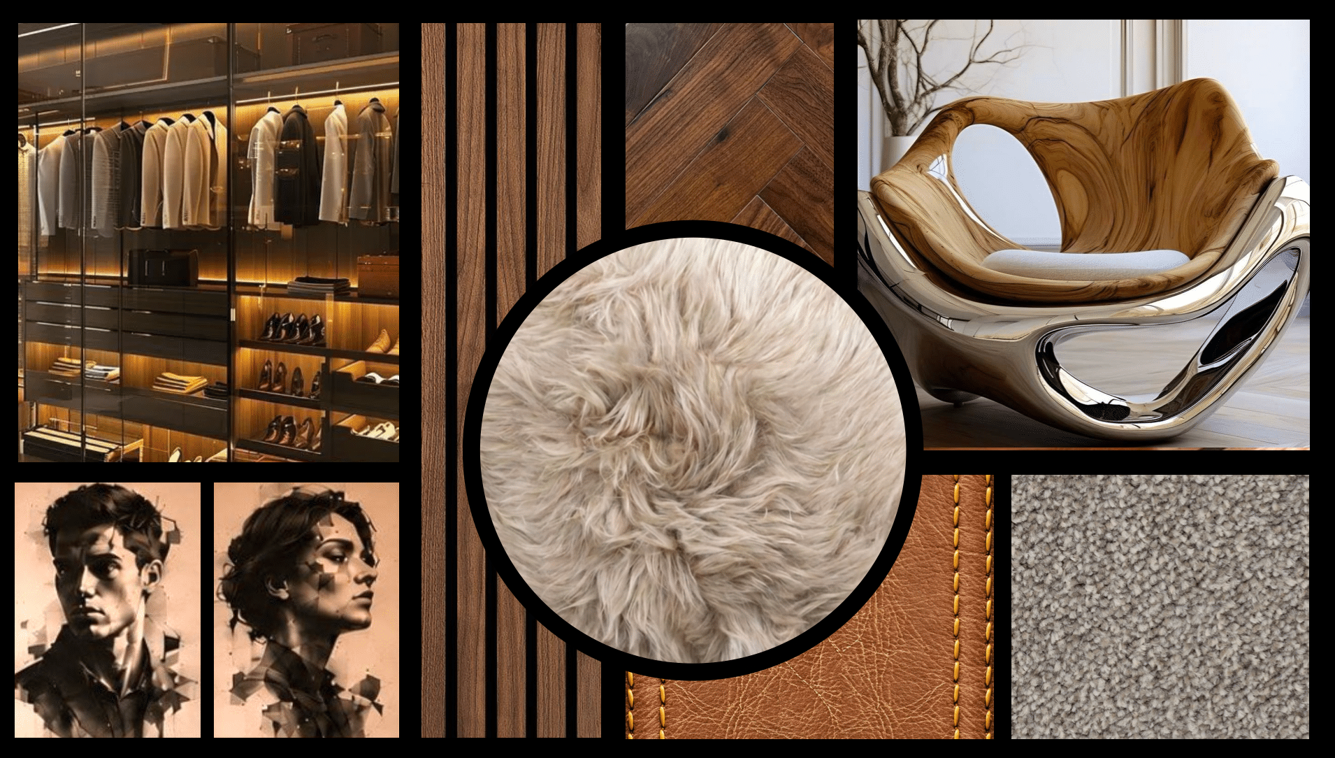 montage of images