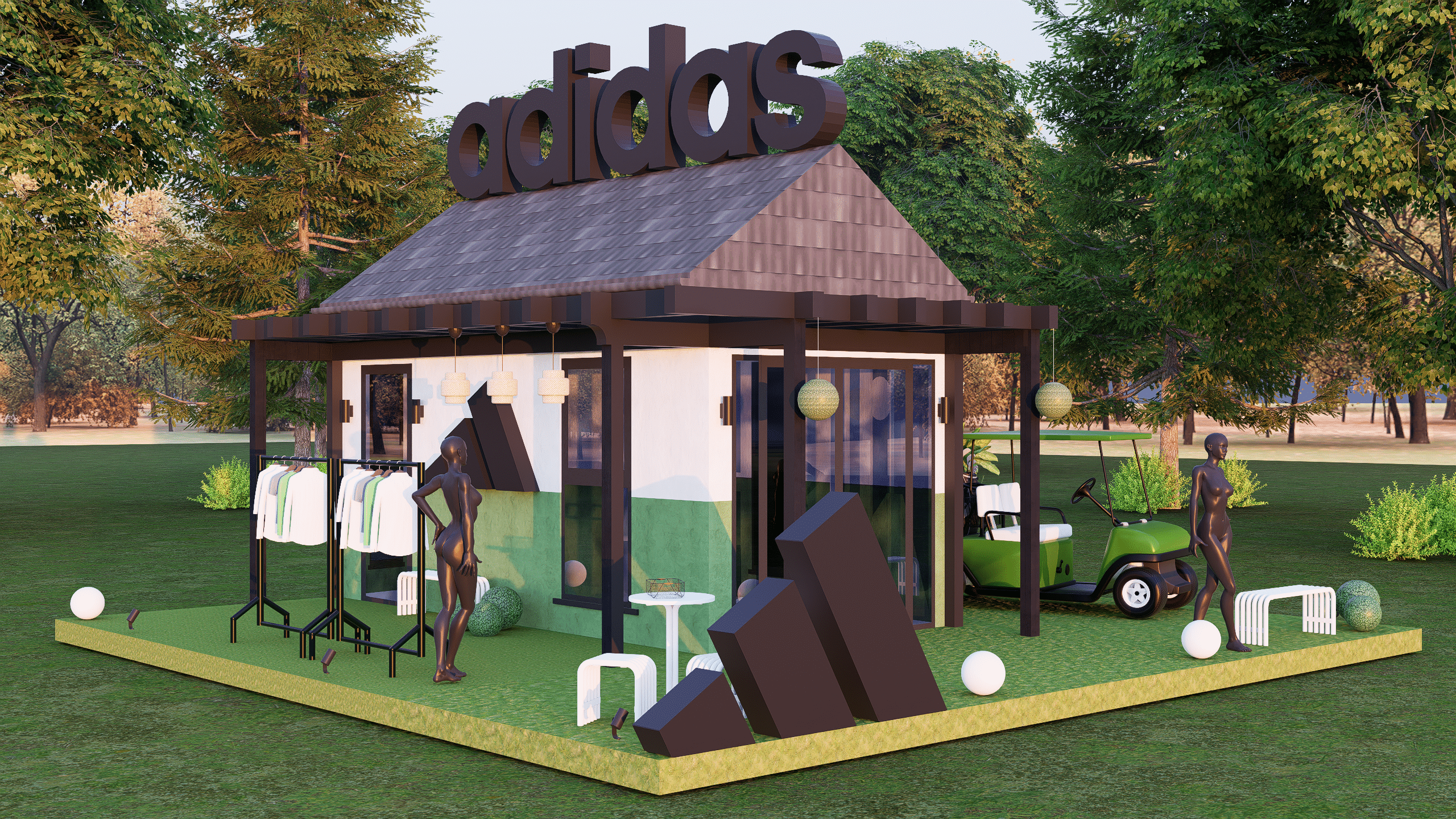 Adidas Exhibition Render