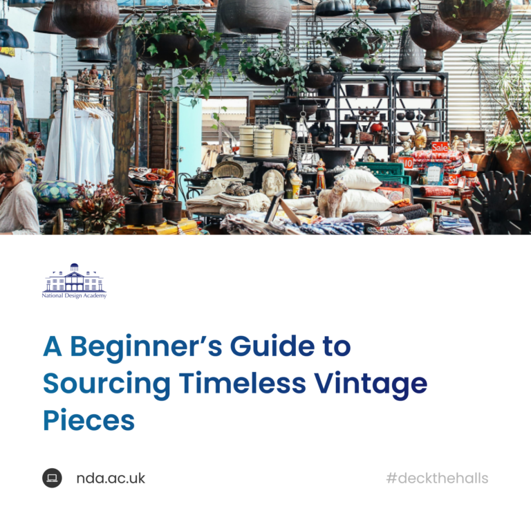 Beginner’s Guide to Sourcing Timeless Vintage Pieces Blog Cover