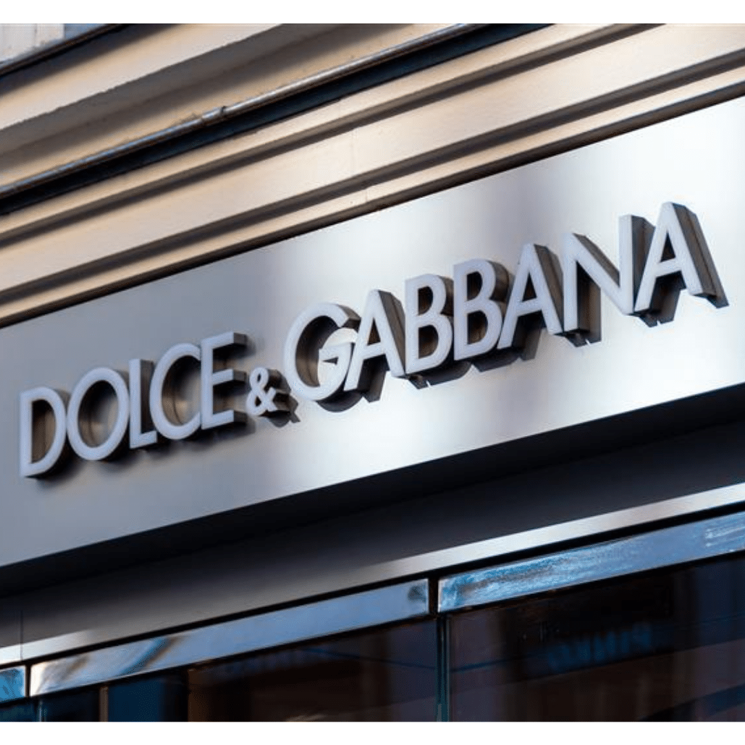 Dolce and Gabanna stock image