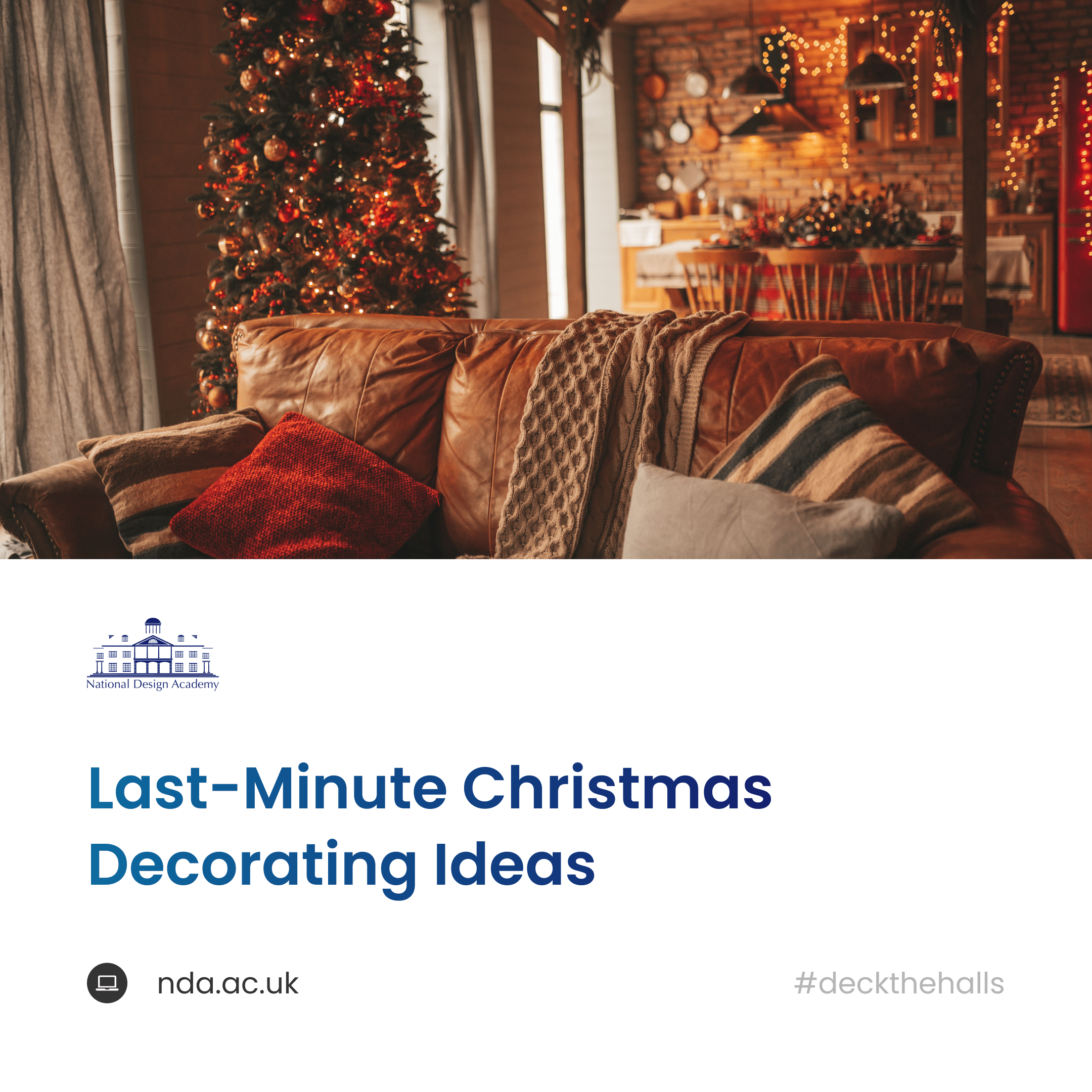 Last-Minute Christmas Decorating Ideas Blog Cover