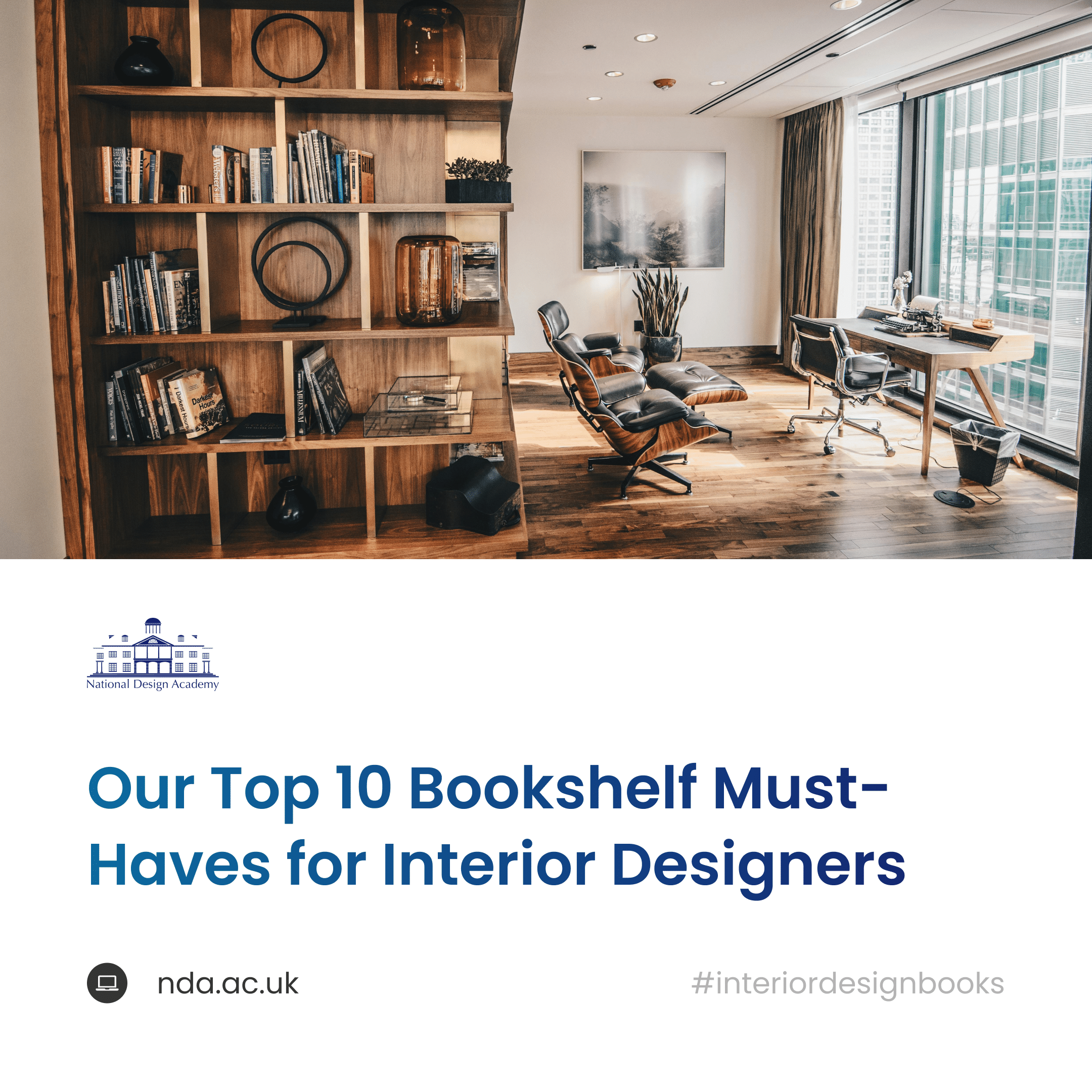 Our Top 10 Bookshelf Must-Haves for Interior Designers Blog Cover