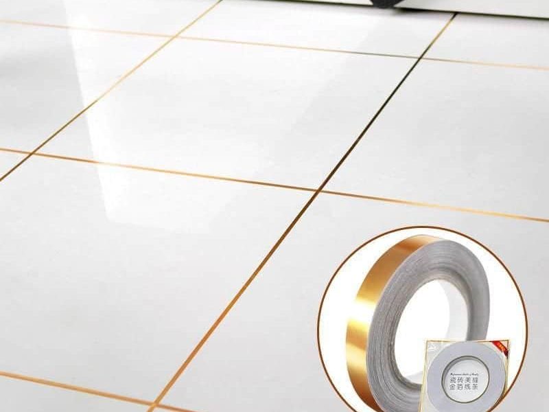 Brass Adhesive tile grout