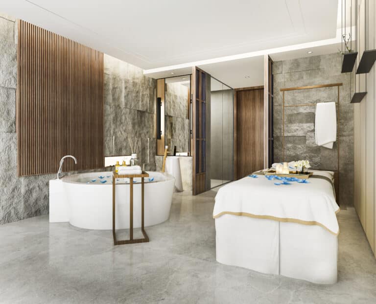 Spa and massage suite